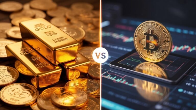 Bitcoin vs Gold – Which Is the Better Investment in 2025-26? A Dynamic Split Screen Digital Illustrat KHuRa RCRUu445ykoN3Ncg RAo23euzQleQNej3NHc3Xw 768x431