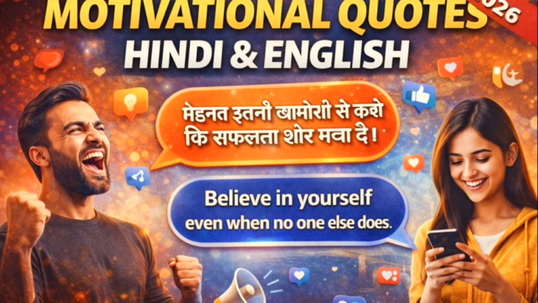 🌟 Motivational Quotes in Hindi & English (2026 Edition) Untitled 36 768x432