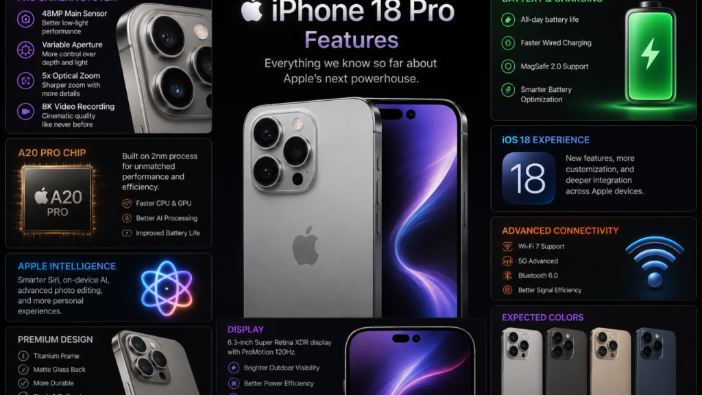 Apple’s iPhone 18 Pro Features: Everything We Need to Know So Far Apple iPhone 18 Pro