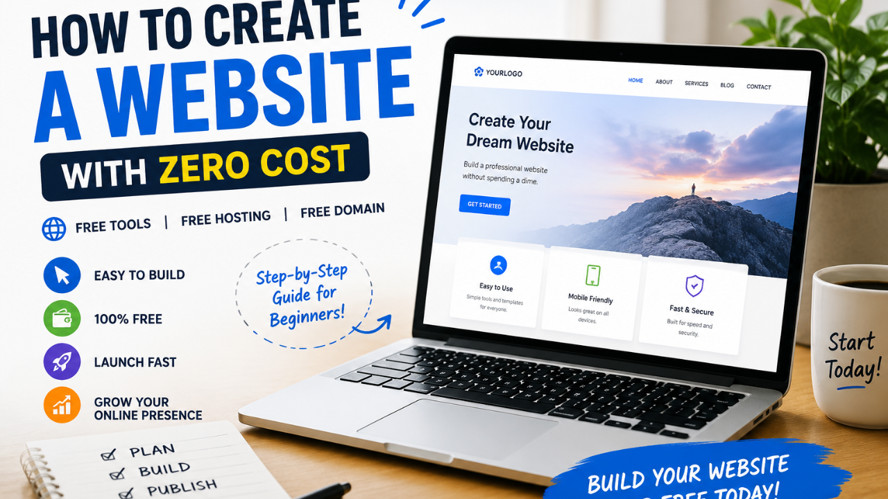 Build a Website Without Spending Any Money