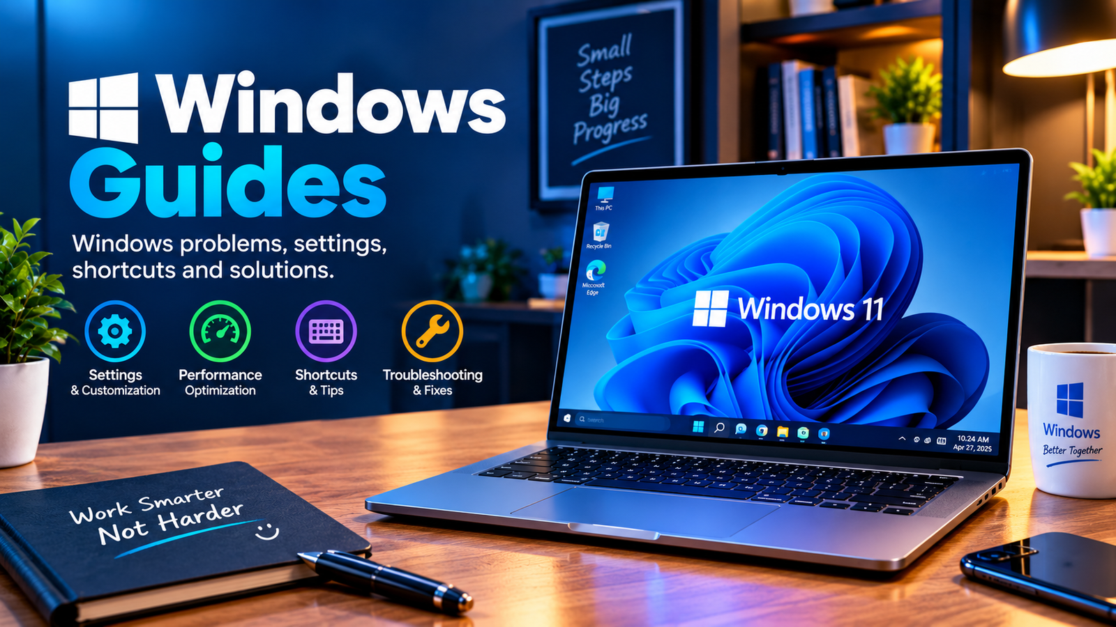 modern windows guides workspace